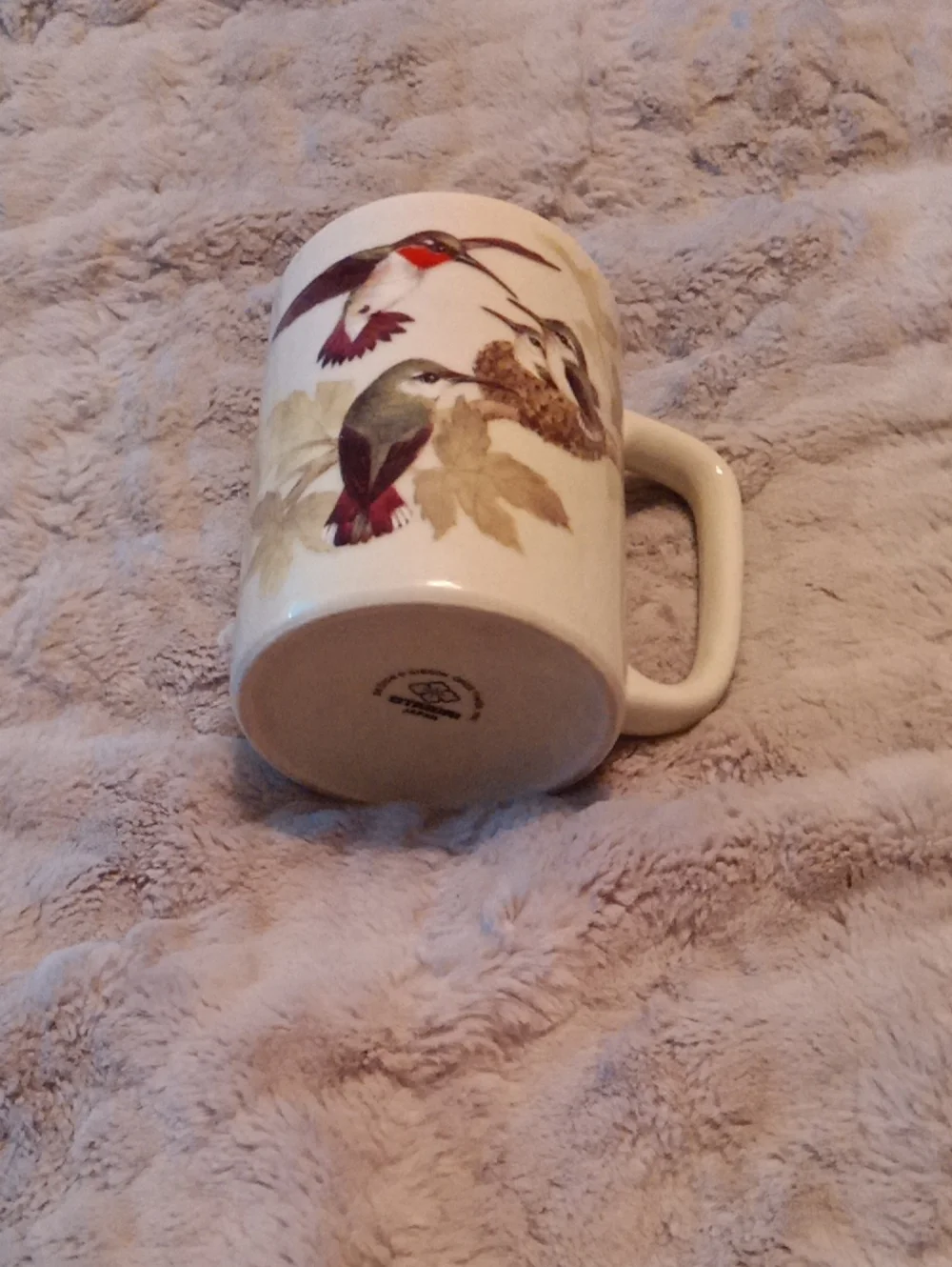 Ceramic Bird Print Coffee Mug